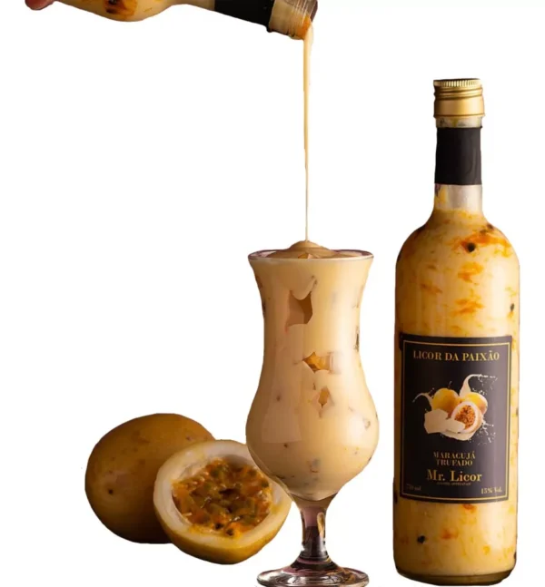 Licor Da Paixão Maracujá Trufado Com Chocolate Branco 750ml - Image 2