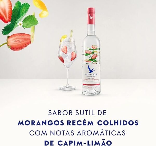 Vodka Grey Goose, Vodka, Essences, Morango e Capim-Limão, 750 ml - Image 3